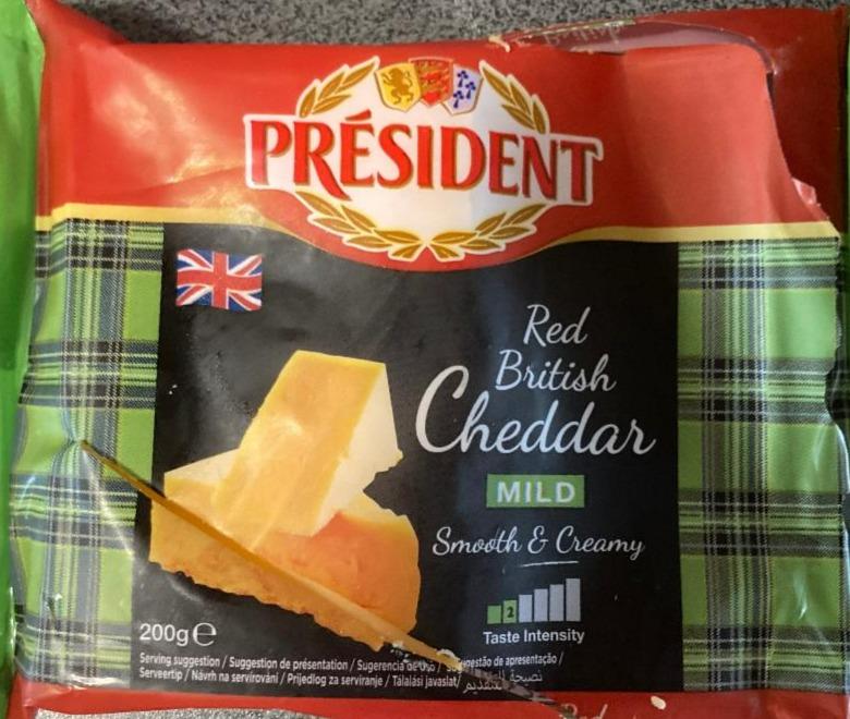 Fotografie - Red British Cheddar mild Président