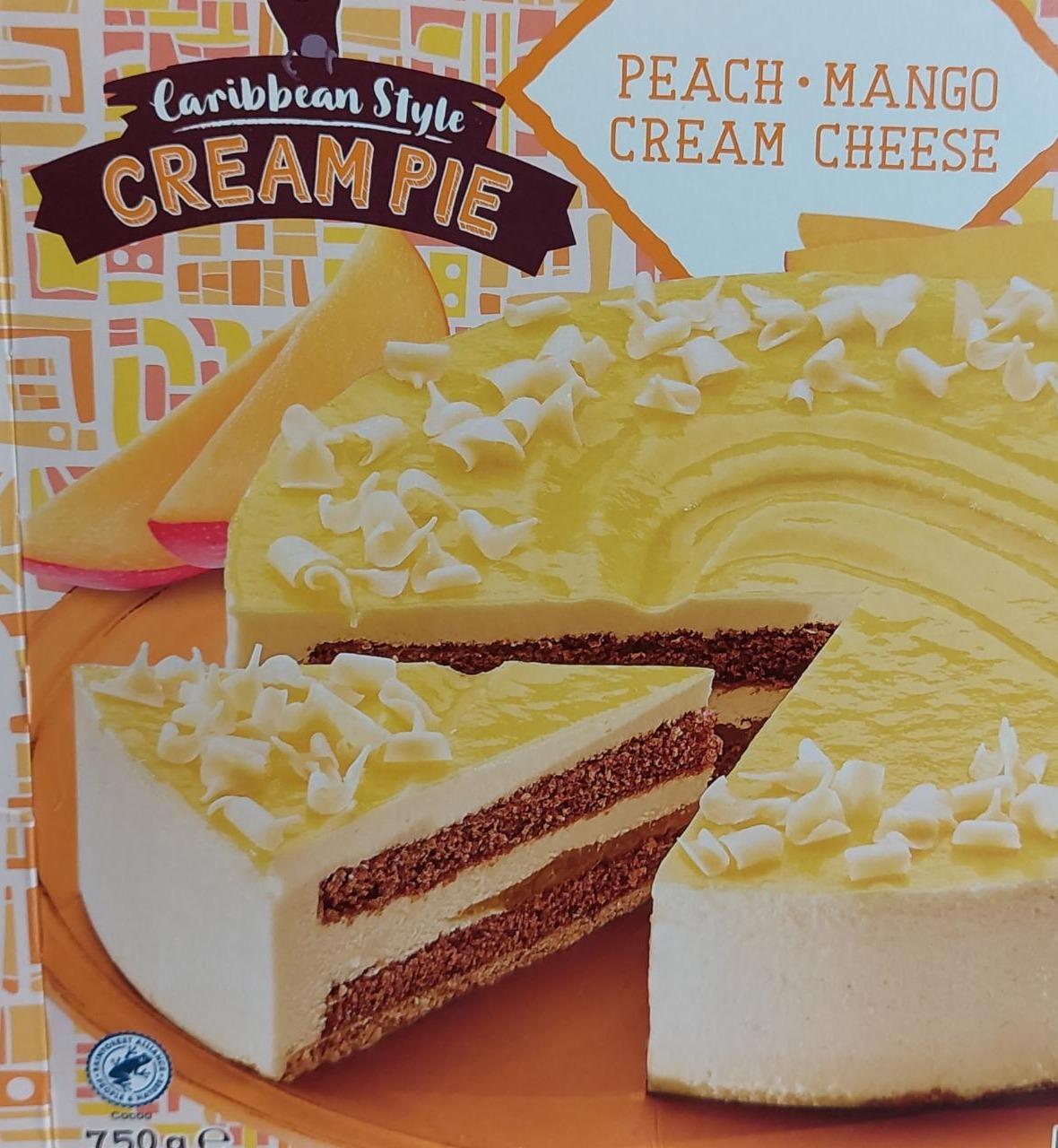 Fotografie - Cream Pie peach, mango, cream cheese Caribbean Style