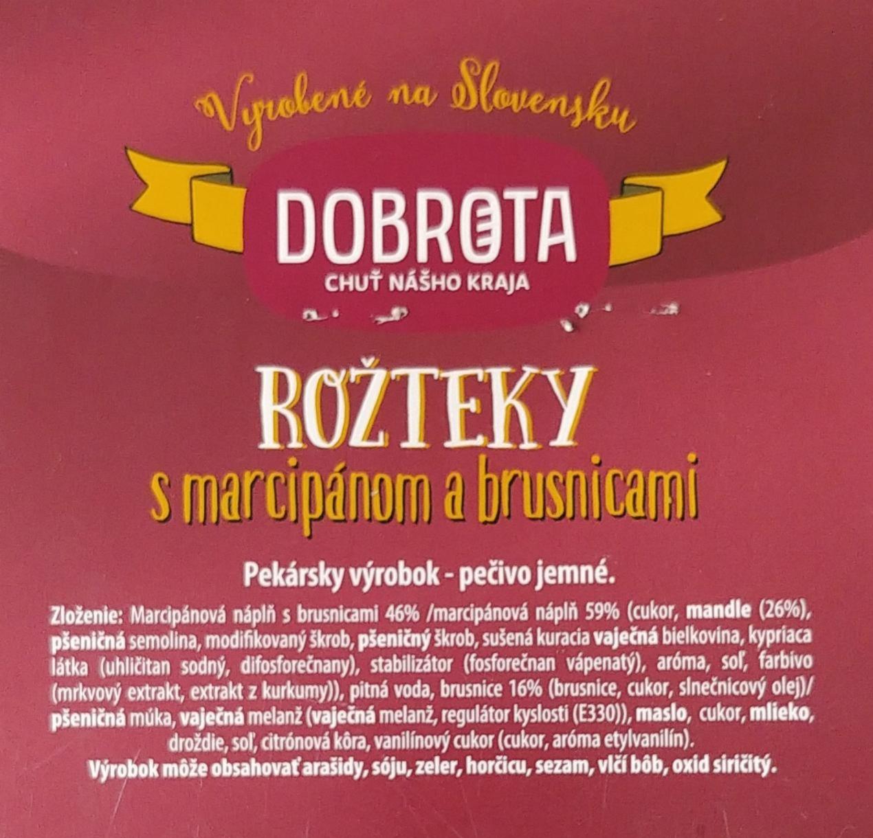 Fotografie - Rožteky s marcipánom a brusnicami Dobrota