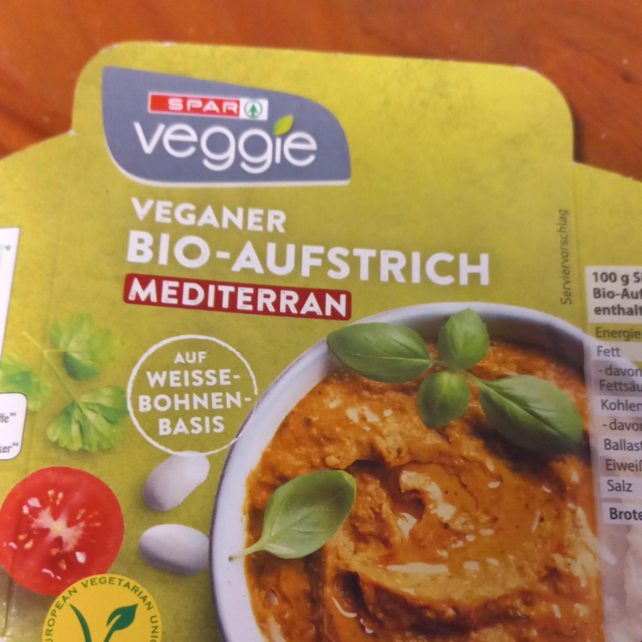 Fotografie - Veganer Bio-Aufstrich Mediterran Spar Veggie