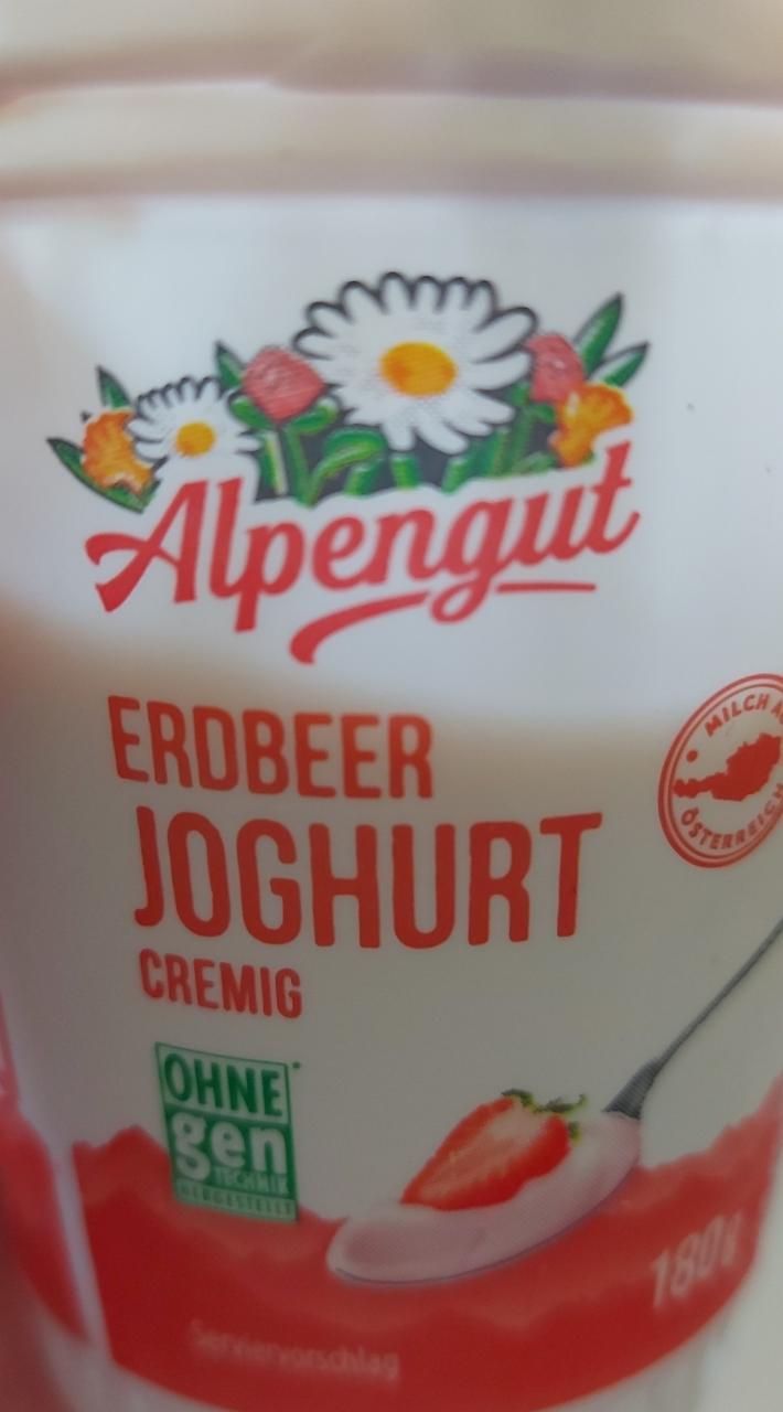 Fotografie - Erdbeer Joghurt Alpengut