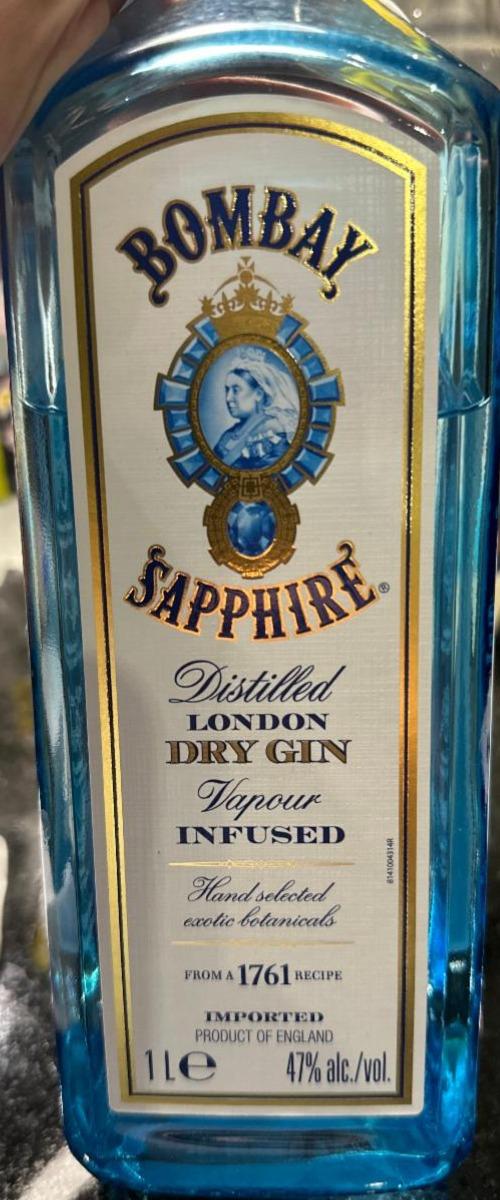 Fotografie - Bombay Sapphire Dry Gin 40%