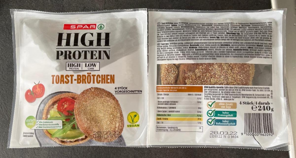 Fotografie - High protein toast-brotchen spar