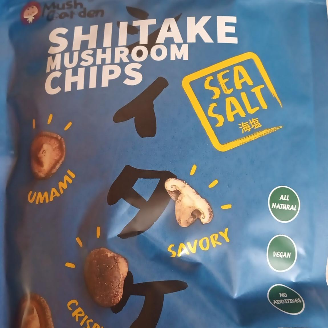 Fotografie - Shiitake Mushroom Chips Sea Salt Mush Garden