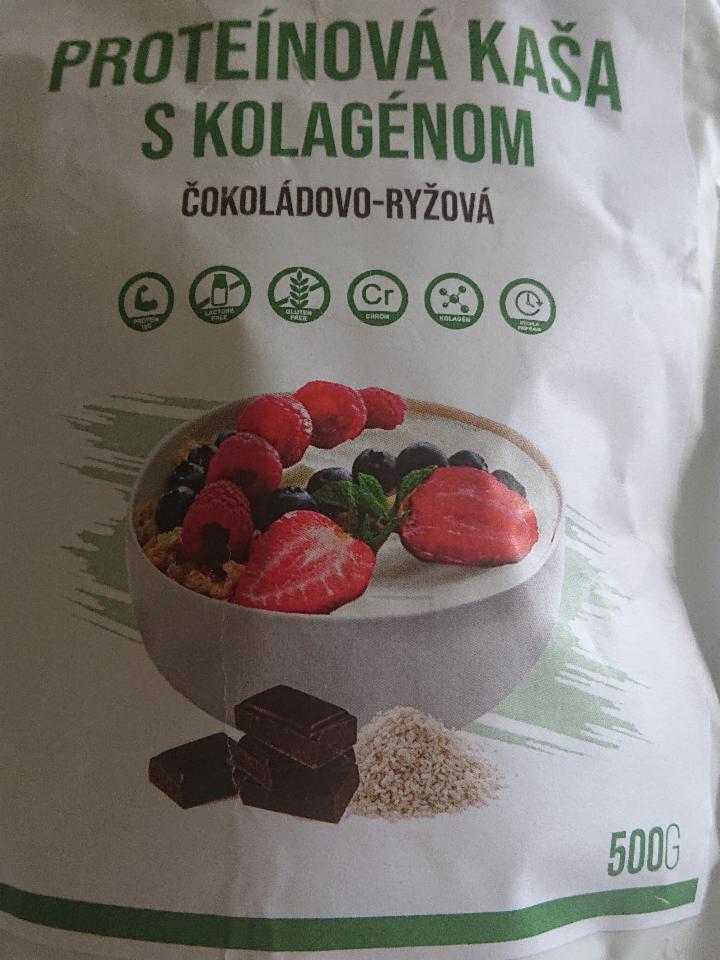 Fotografie - Proteinová kaša s kolagénom čokoládovo ryžová SuperSlim