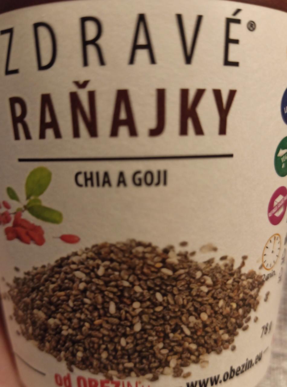 Fotografie - Zdravé Raňajky chia a goji Obezin