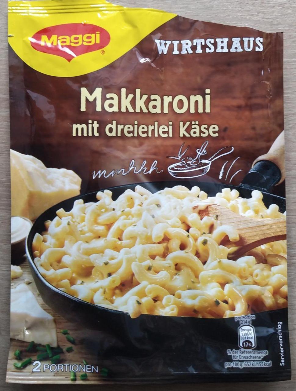 Fotografie - Makkaroni mit dreierlei Käse