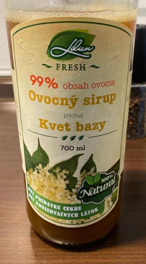 Fotografie - Ovocný sirup Kvet bazy