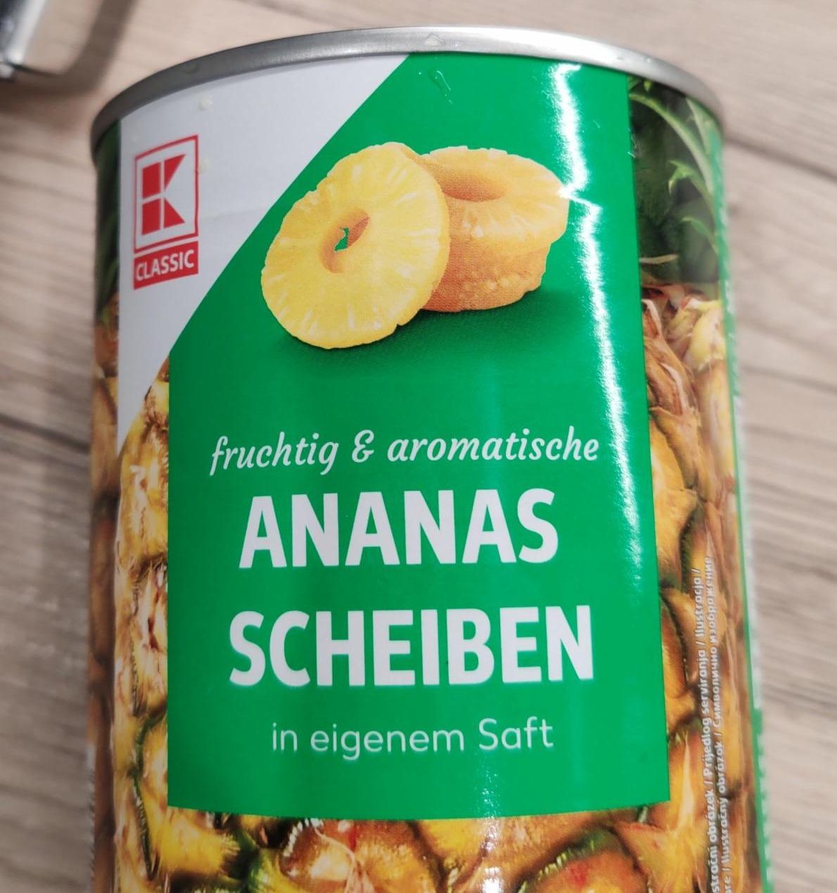 Fotografie - Ananas Scheiben K-Classic