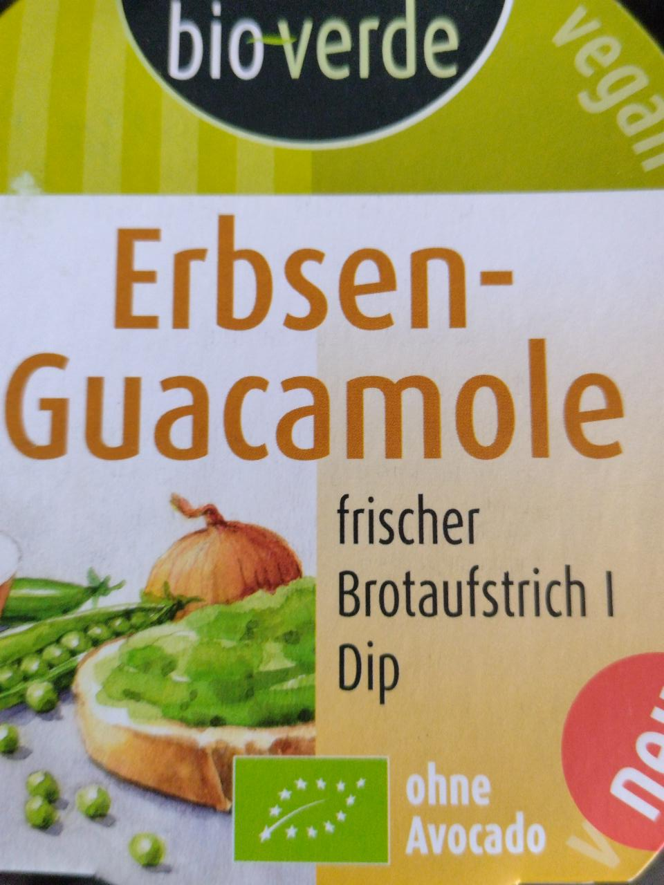 Fotografie - Erbsen Guacamole BioVerde