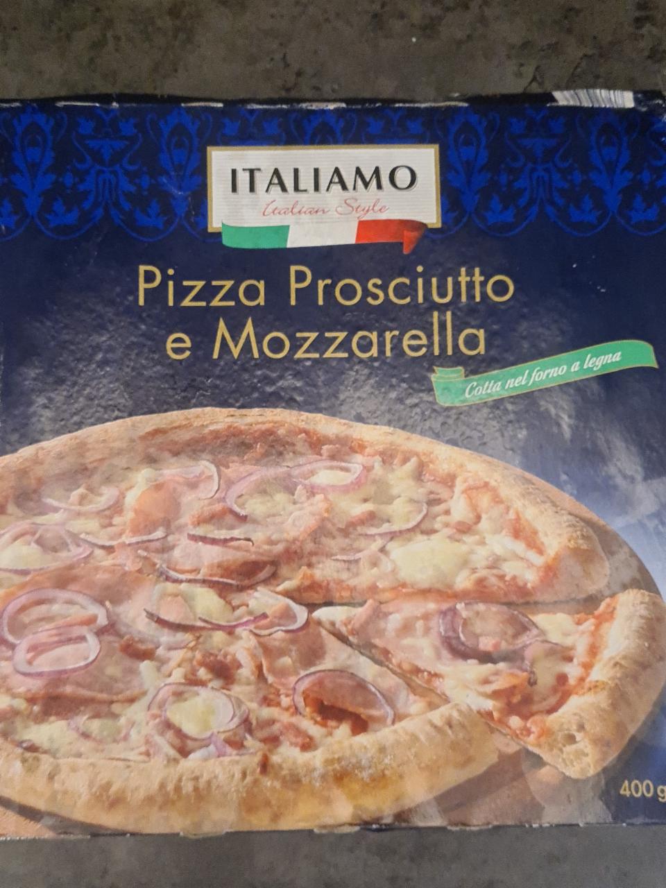 Fotografie - italiamo Pizza Prosciutto e Mozzarella