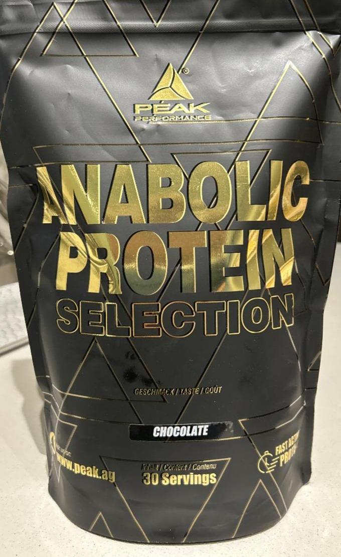 Fotografie - Anabolic protein Selection Chocolate Peak Performance