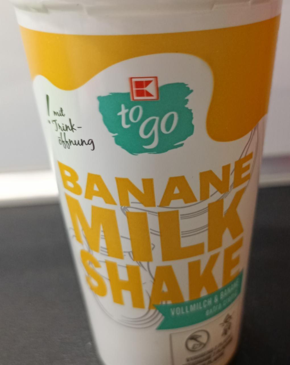 Fotografie - Banana milk shake K to go