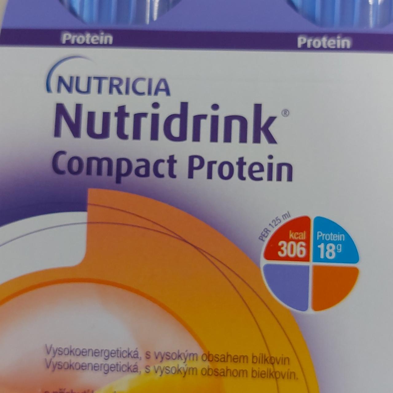 Fotografie - Nutridrink compact protein s príchuťou broskyňa a mango Nutricia