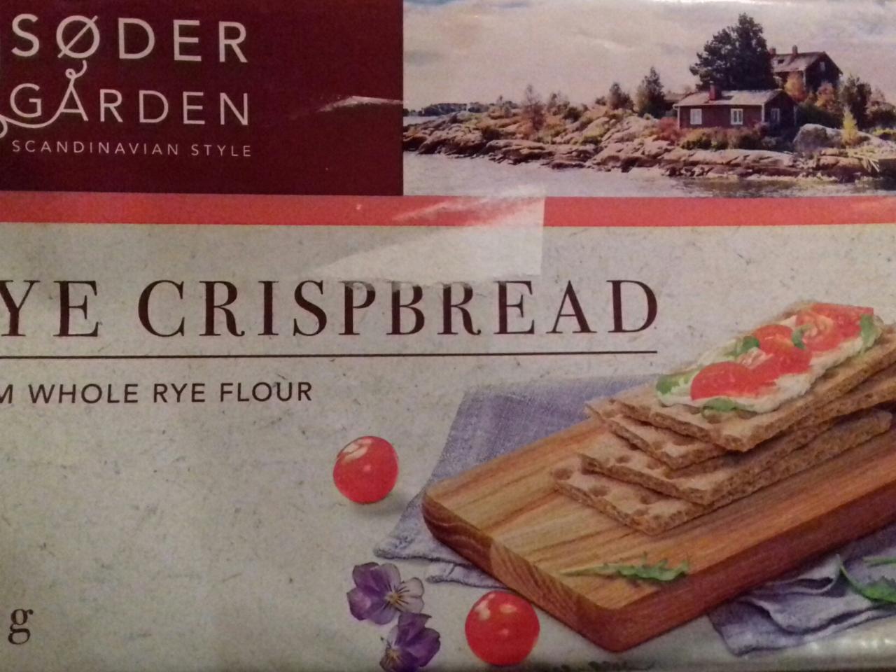 Fotografie - Rye Crispbread Soder Garden celozrnný ražný knäckebrot