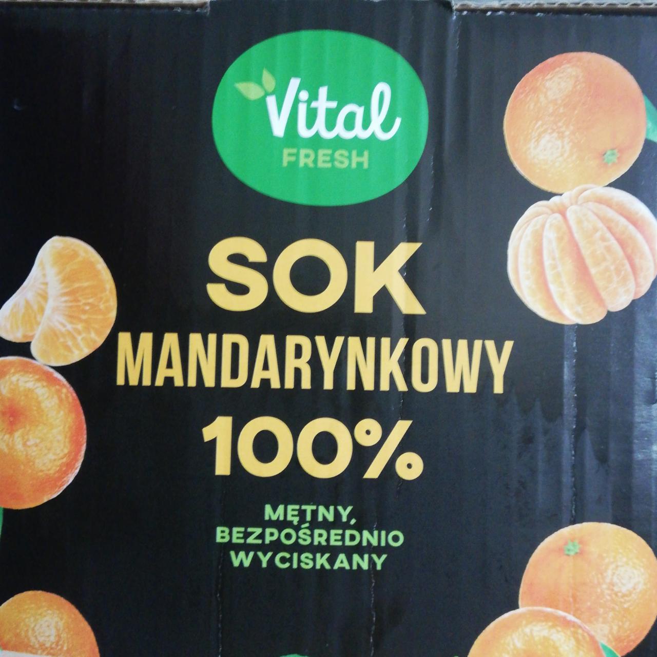 Fotografie - Sok mandarynkowy 100% Vítal Fresh