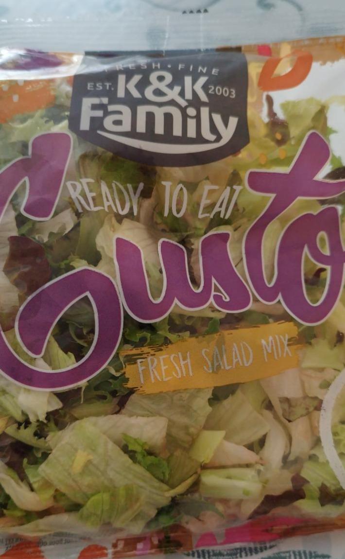 Fotografie - Gusto fresh salad mix K&K Family