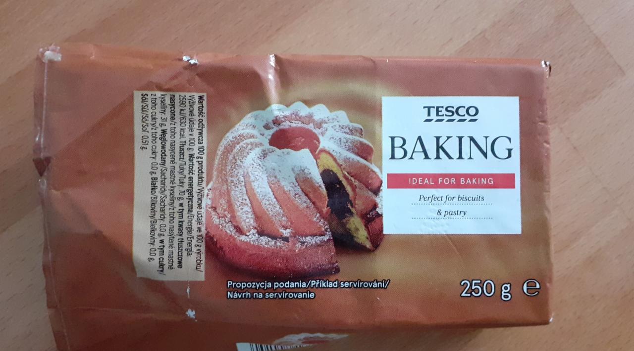 Fotografie - tesco baking rastlinný tuk