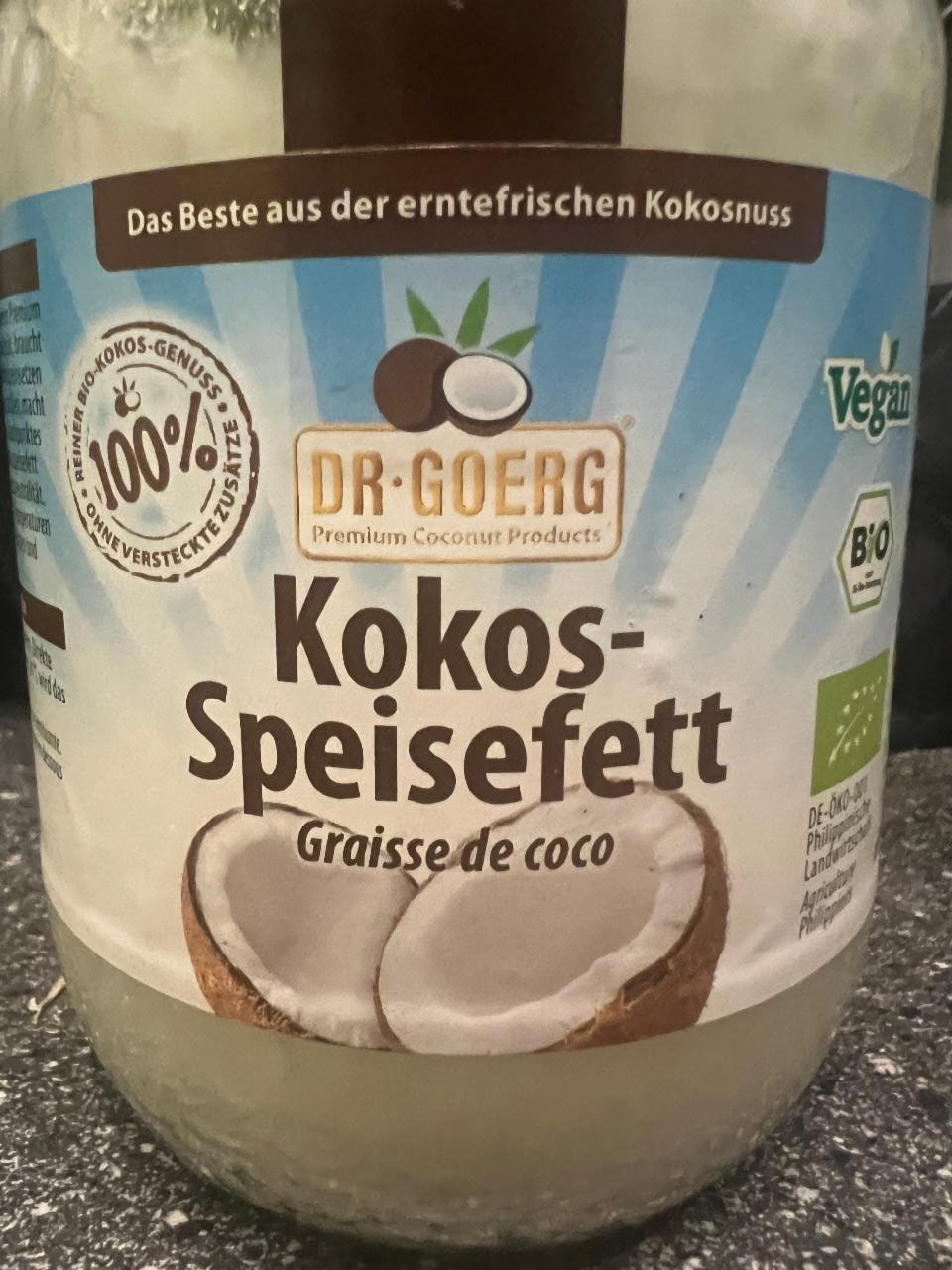 Fotografie - Kokos-Speisefett Dr.Goerg