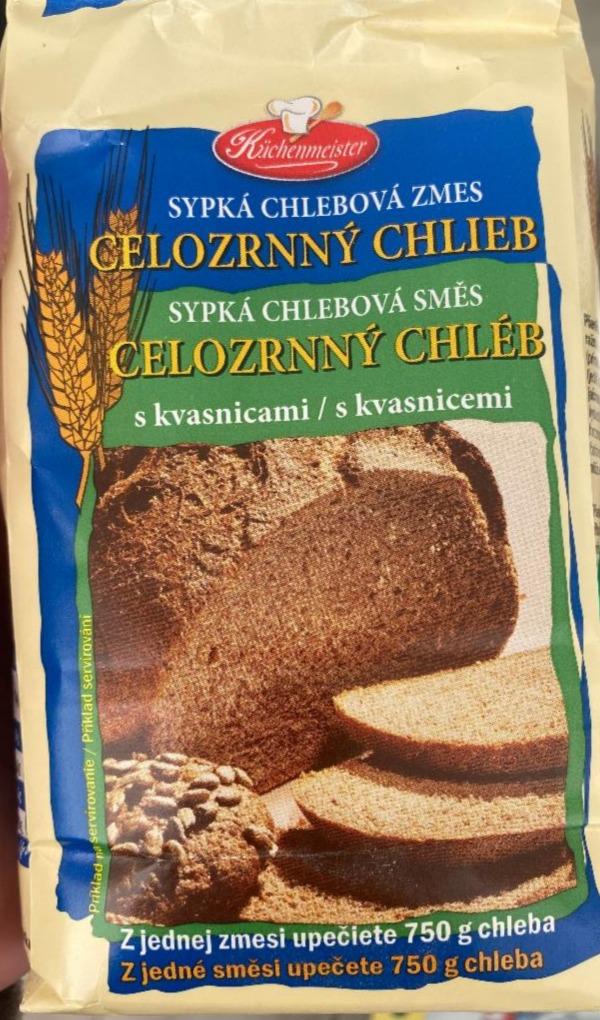 Fotografie - Sypká chlebová zmes Celozrnný chlieb s kvasnicami Küchenmeister
