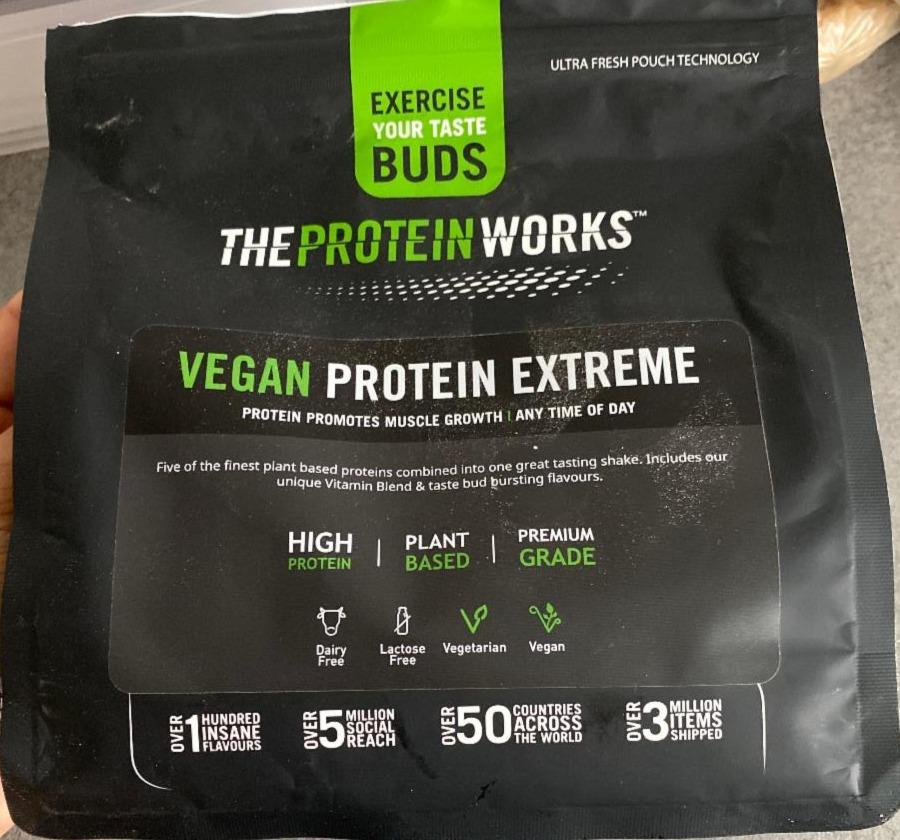 Fotografie - Vegan Protein Extreme Chocolate silk The Protein Works