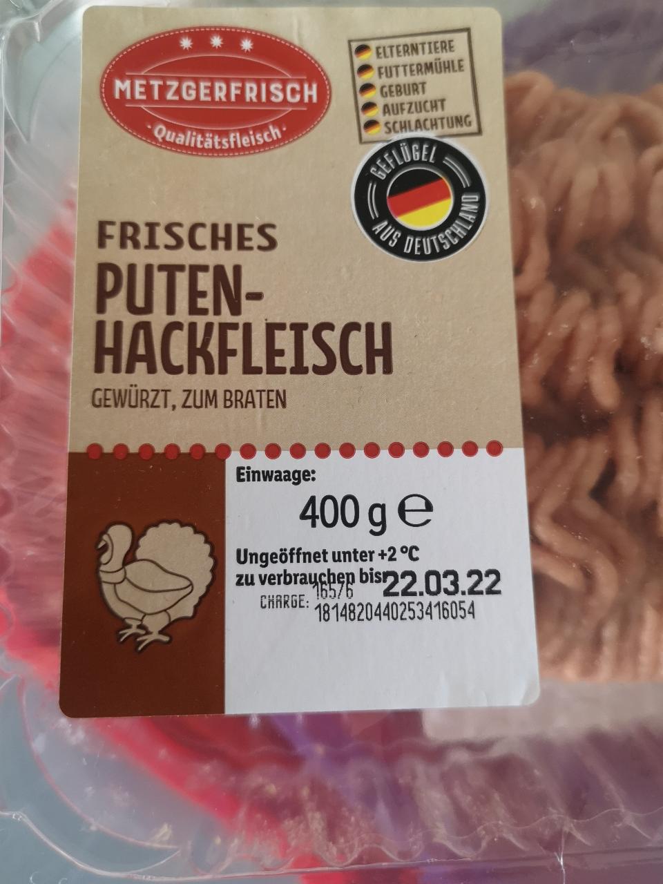 Fotografie - frisches Puten Hackfleisch