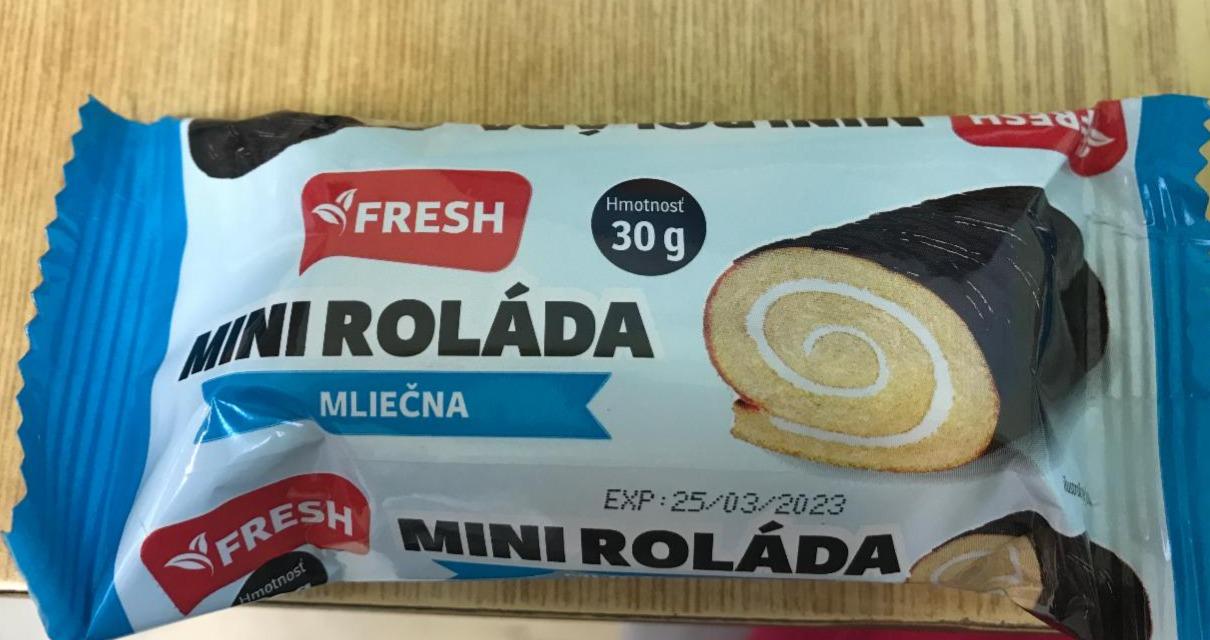 Fotografie - Mini Roláda mliečna Fresh