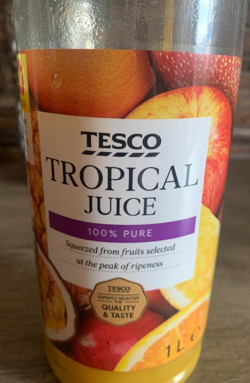 Fotografie - Tropical Juice 100% Pure Tesco