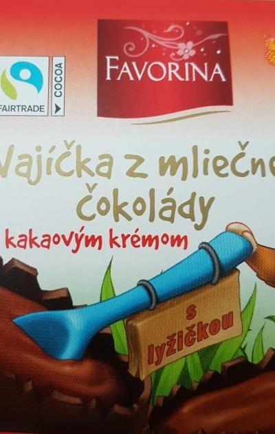 Fotografie - Vajíčka z mliečnej čokolády Favorina