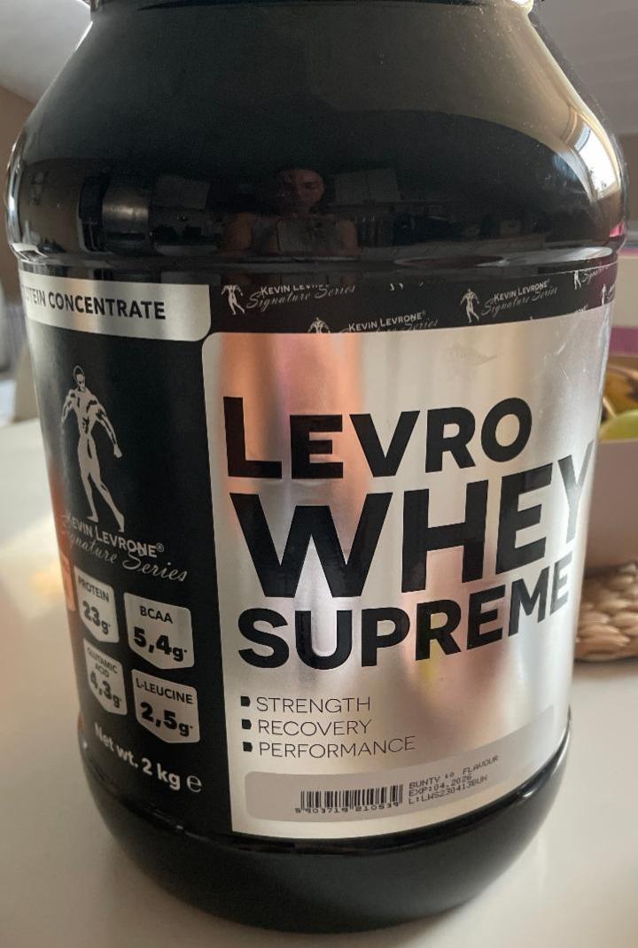 Fotografie - Levro Whey Supreme Bunty Kevin Levrone