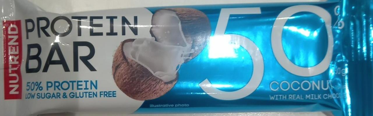 Fotografie - Premium protein bar 50% coconut (kokos) Nutrend