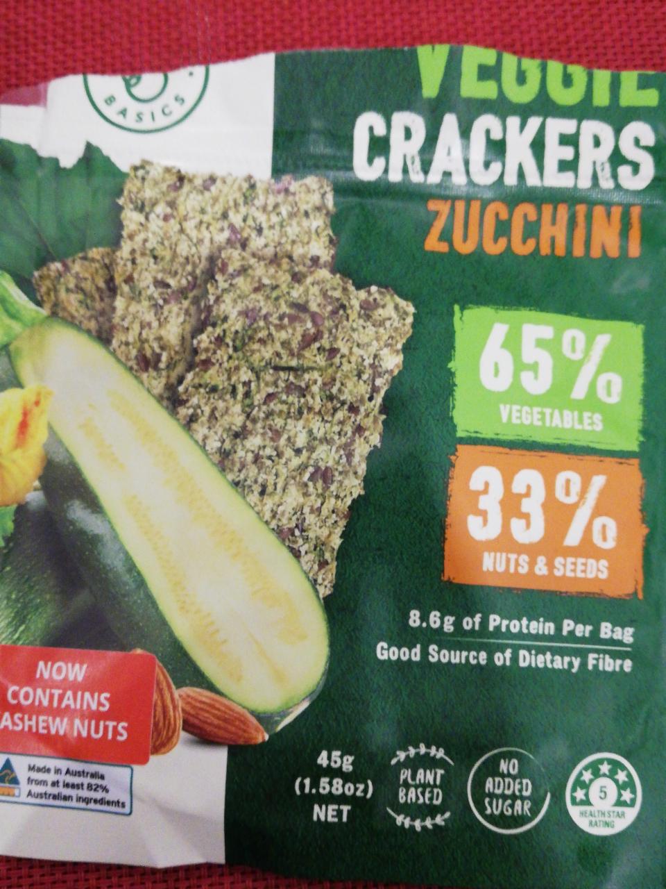 Fotografie - Veggie zucchini crackers
