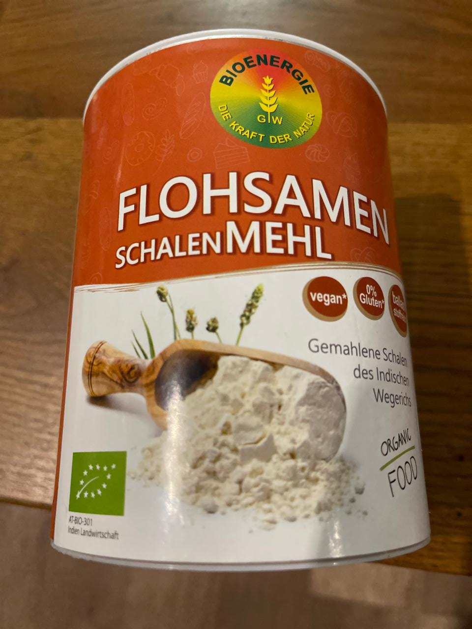 Fotografie - Flohsamen SchalenMehl Bioenergie