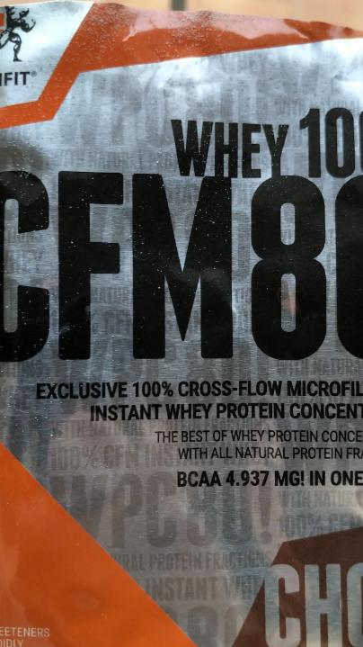 Fotografie - Whey 100! CFM80 Chocolate Extrifit