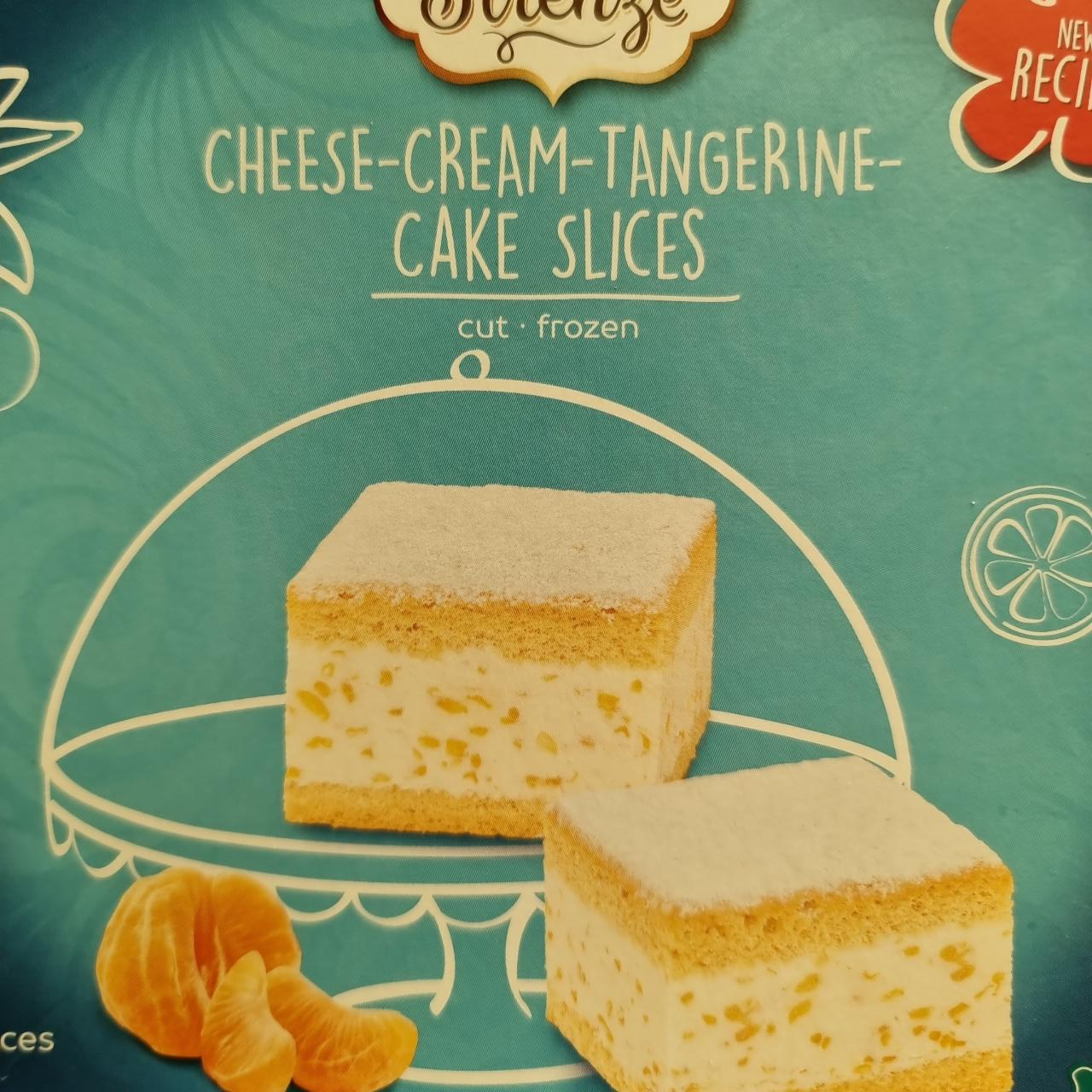 Fotografie - Cheese-cream-tangarine-cake slices Confiserie Firenze