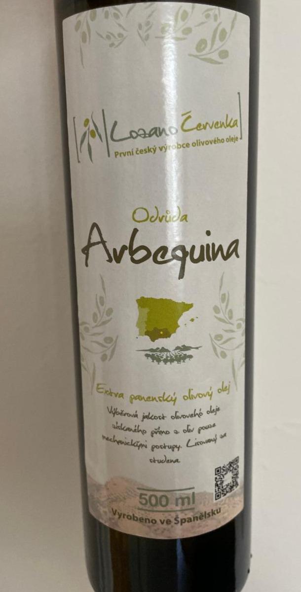 Fotografie - Arbequina Extra panenský olivový olej Lozano Červenka