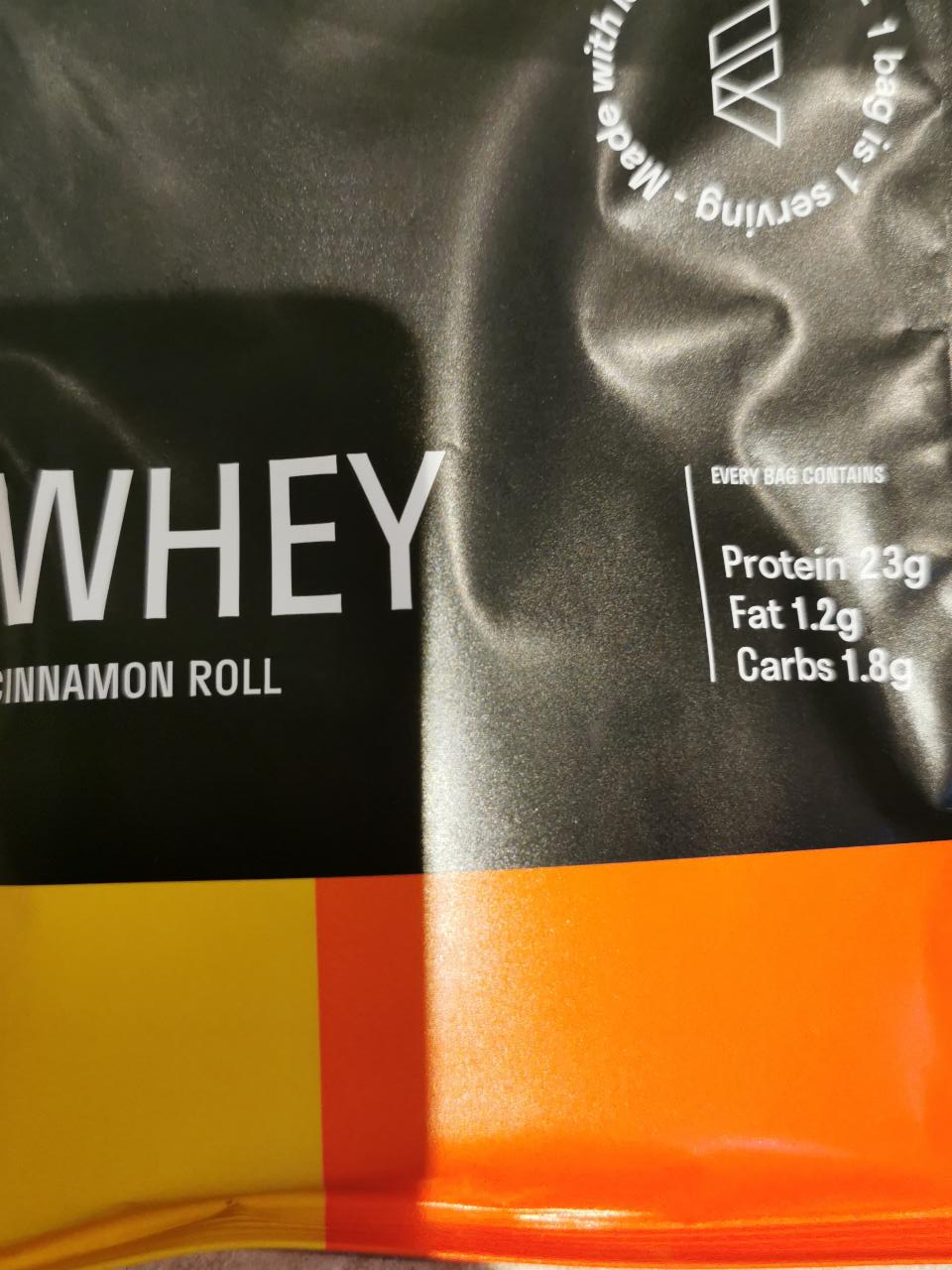 Fotografie - Whey cinnamon roll zero fit