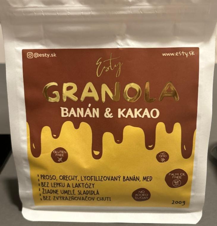 Fotografie - Granola Banán & Kakao Esty