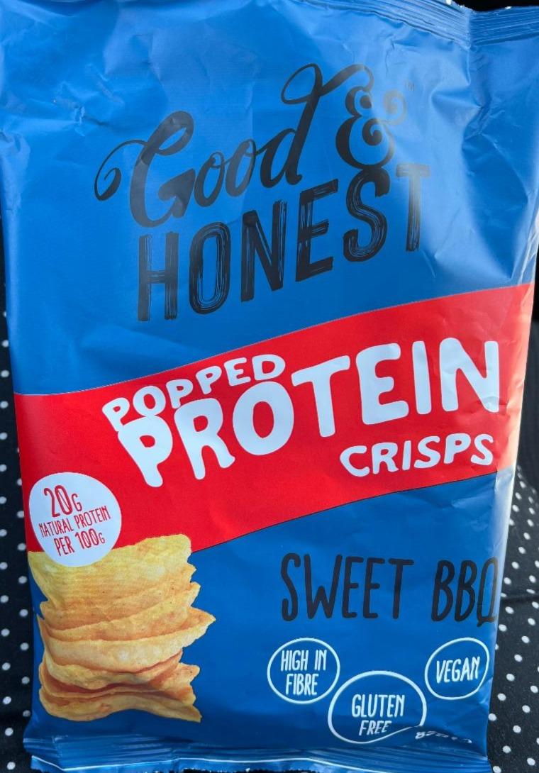 Fotografie - Popped Protein Crisps Sweet BBQ Good & Honest