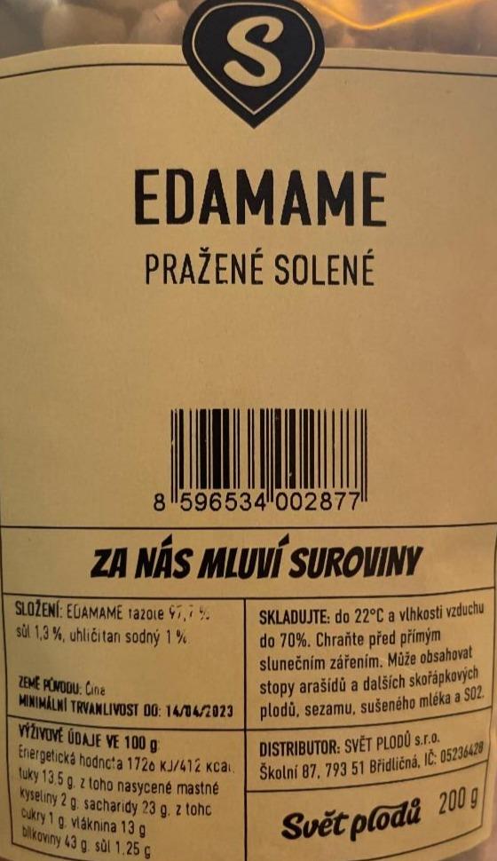 Fotografie - Edamame pražené solené Svět plodů