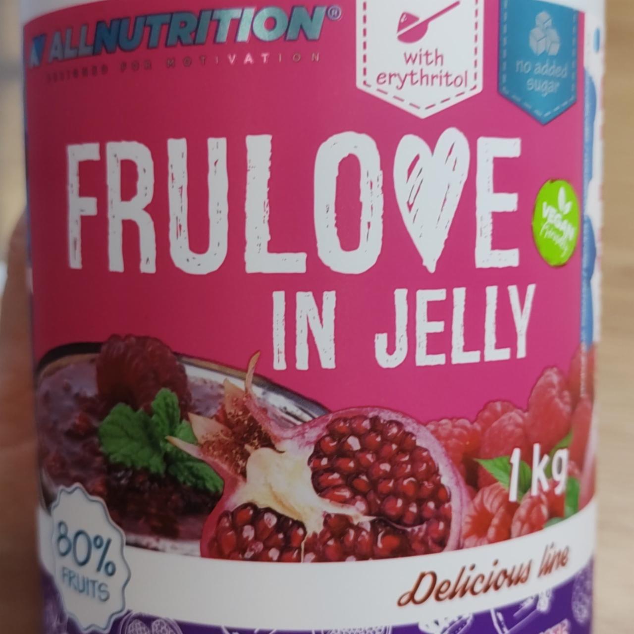 Fotografie - Frulove in jelly Raspberry & Pomegranate Allnutrition