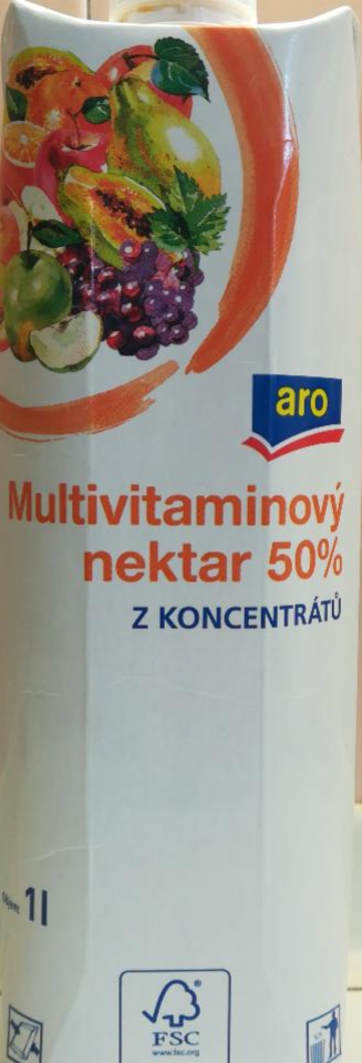 Fotografie - Multivitamínový nektár 50% z koncentrátov Aro