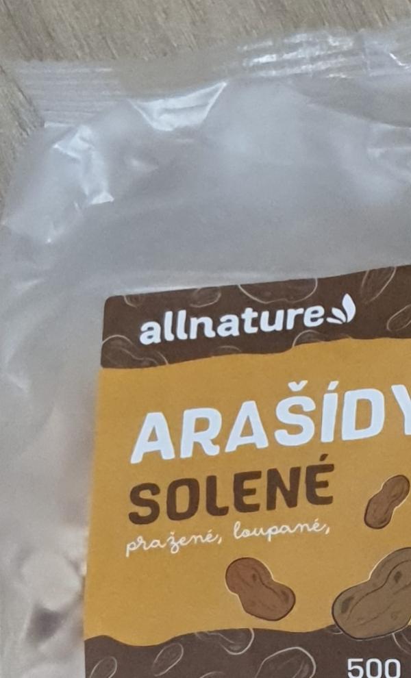 Fotografie - Arašídy solené pražené, loupané allnature