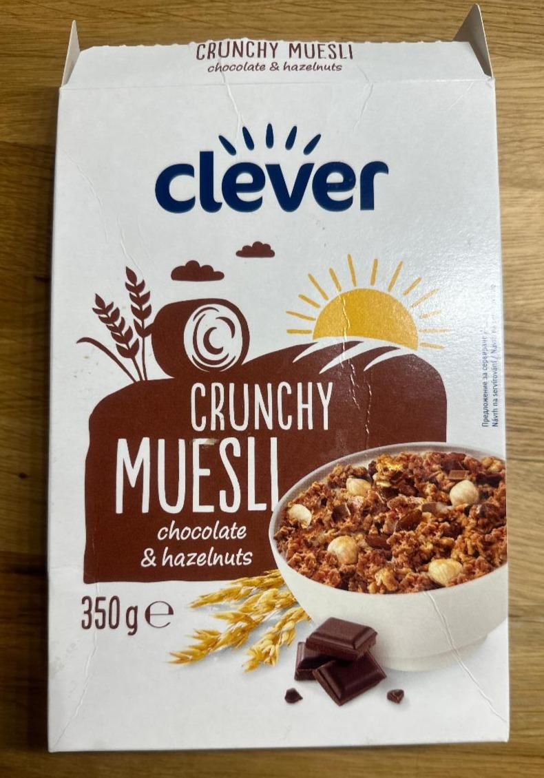 Fotografie - Crunchy muesli chocolate & hazelnuts Clever