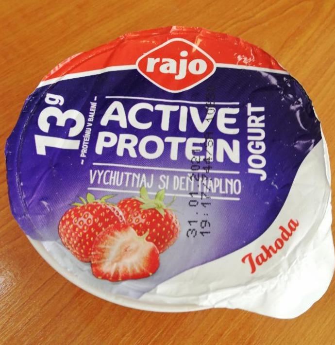 Fotografie - Active protein jogurt Jahoda Rajo