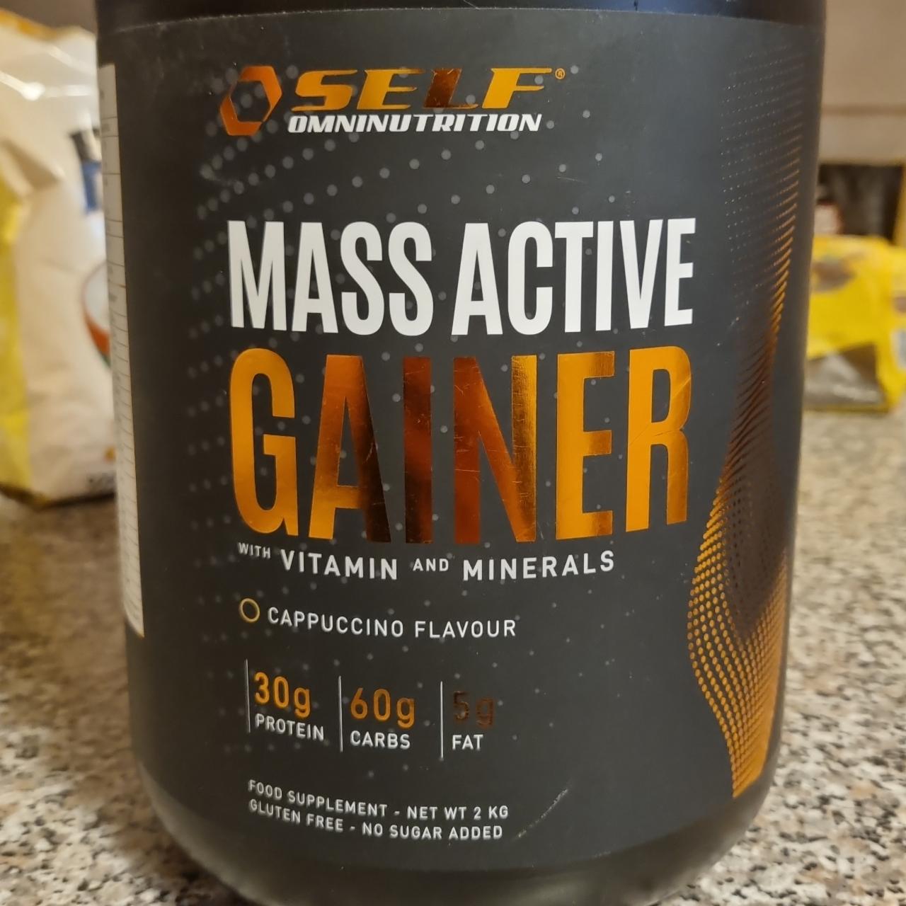 Fotografie - Mass Active Gainer Cappuccino Self Omninutrition