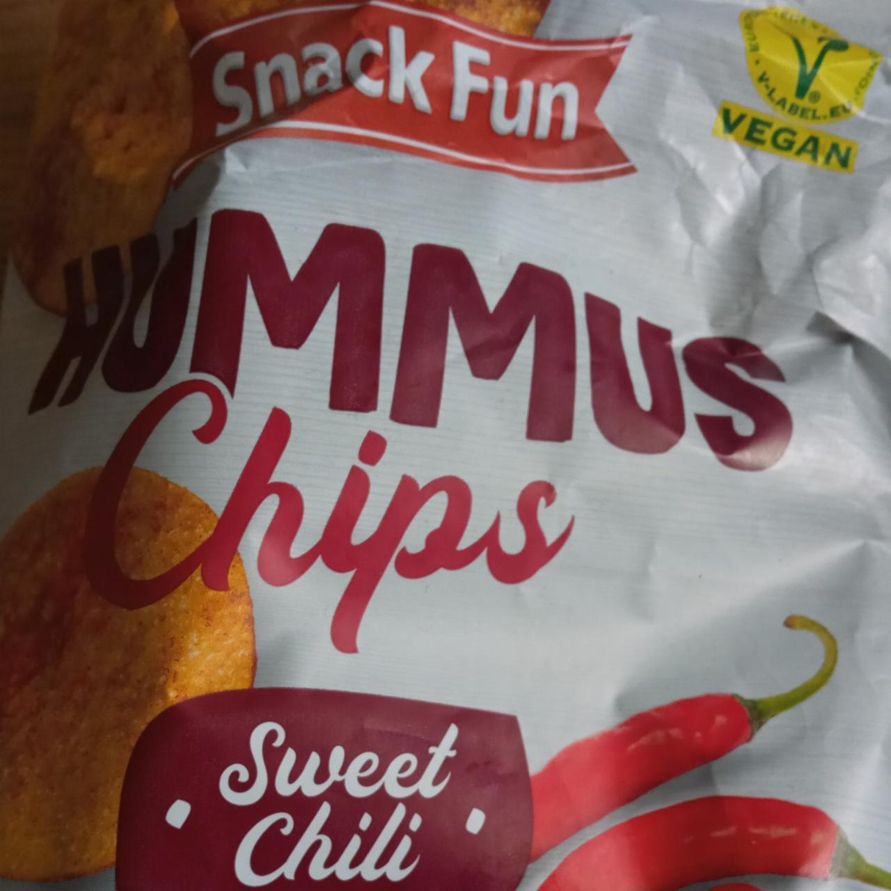Fotografie - Hummus Chips Sweet Chili Snack Fun