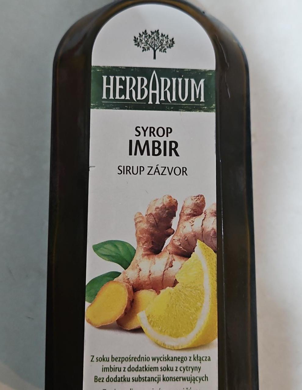 Fotografie - Sirup Zázvor Herbarium