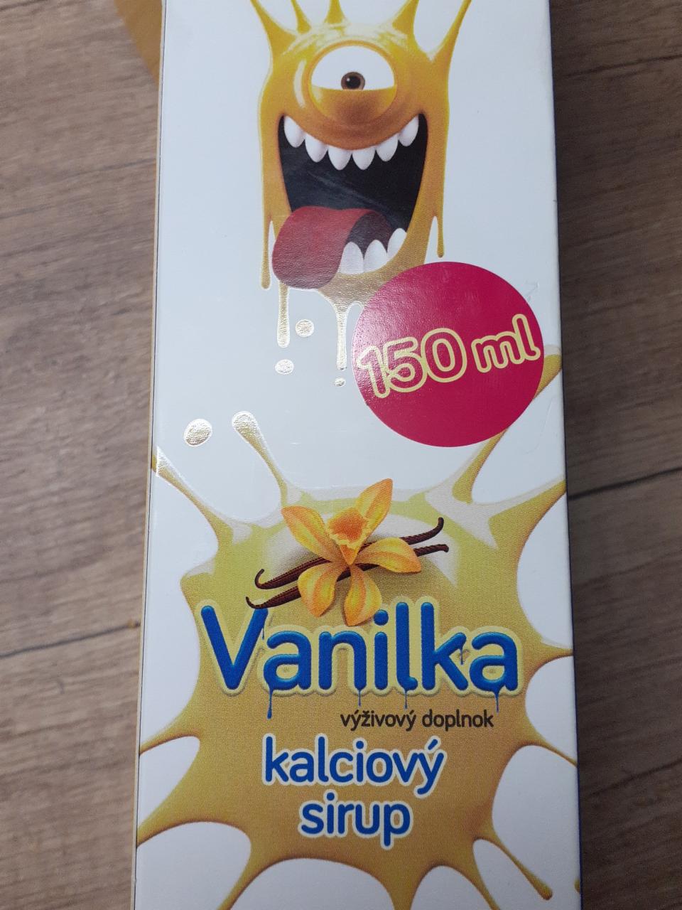 Fotografie - kalciový sirup vanilka