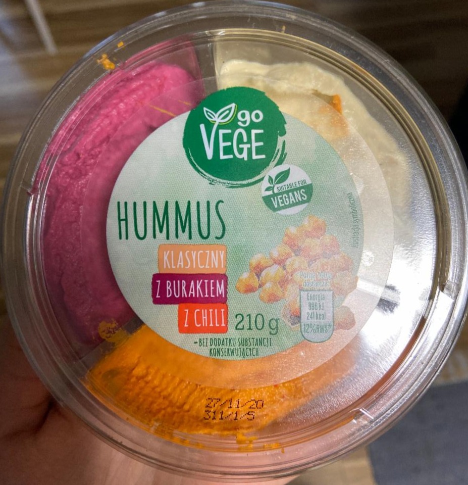 Fotografie - Hummus TRIO Biedronka